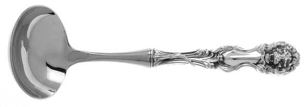 Lion (Sterling, New) Hollow Handle Gravy Ladle with Stainless Bowl