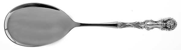 Lion (Sterling, New) Salad Servng Spoon with Stainless Bowl