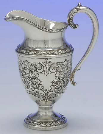 Talisman Rose (Sterling, 1948, Handchased, Hollow) Creamer