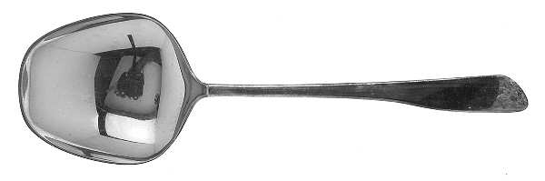 Gazelle (Sterling) Solid Smooth Casserole Spoon
