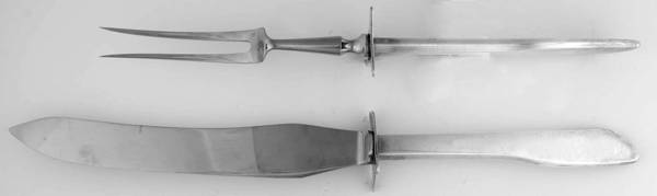 Gazelle (Sterling) (2 Pc)Carving Set-Lg Stnbl/Roast w/Sterling Guard