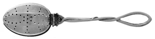 FWS7 (Sterling) Tea Strainer with Handle-Hinged Bowl
