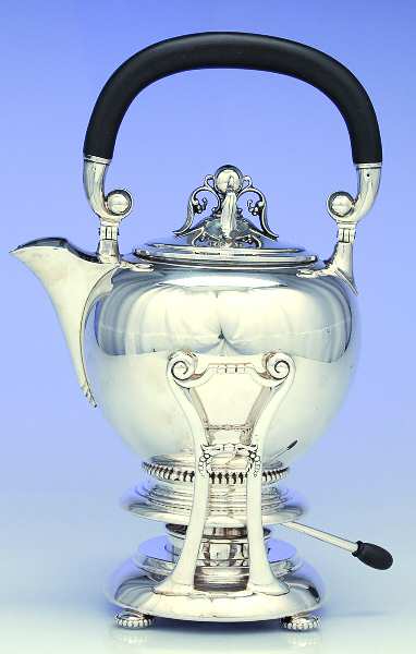2360 (Sterling, Hollowware) Kettle, Stand & Burner