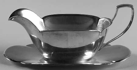Sterling Hollowware Sterling Gravy Boat & Underplate