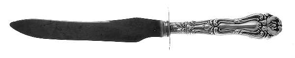Champlain (Sterling, 1915) Large Stainless Blade Roast Carving Knife