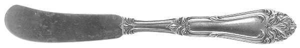Champlain (Sterling, 1915) Flat Handle Butter Spreader