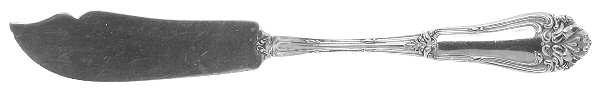 Champlain (Sterling, 1915) Flat Handle Master Butter Knife