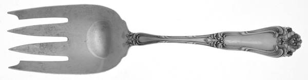 Champlain (Sterling, 1915) Solid Salad Serving Fork