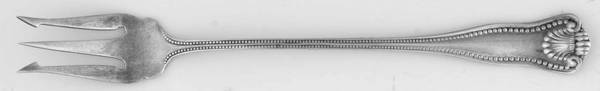 Newport Shell (Sterling, 1910) Old Style Pickle Fork