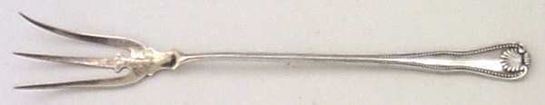 Newport Shell (Sterling, 1910) Large Lettuce Serving Fork