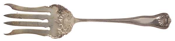 Newport Shell (Sterling, 1910) Solid Salad Serving Fork