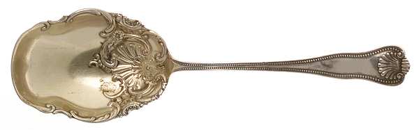 Newport Shell (Sterling, 1910) Solid Salad Serving Spoon