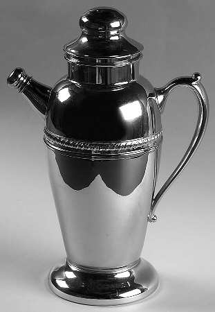 Silverplate Hollowware Silverplate Cocktail Shaker