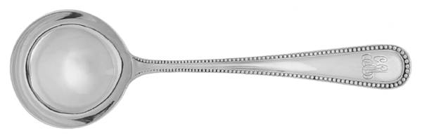 Bead (Sterling, 1917) Round Bowl Soup Spoon (Bouillon)