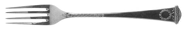 Imperial Court (Sterling) Fork by Faberge