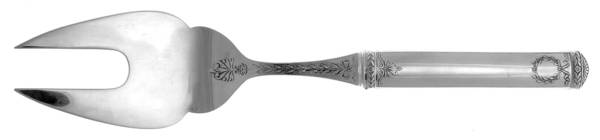 Imperial Court (Sterling) Serving Fork Hollow Handle Sterling Tines