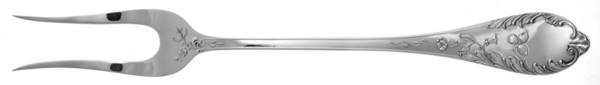 Grand Duchess (Sterling) Large 2-Tine Cold Meat Serving Fork