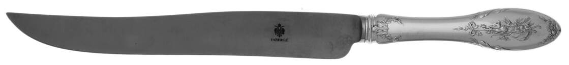 Opera Russe (Sterling) Large Stainless Blade Roast Carving Knife