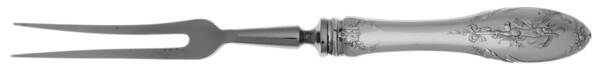 Opera Russe (Sterling) Large Stainless-Prong Roast Carving Fork