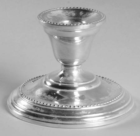 FTG1 (Sterling, Hollowware) Weighted Console Candleholder