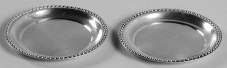 FTG1 (Sterling, Hollowware) Butter Pat - Set of 2