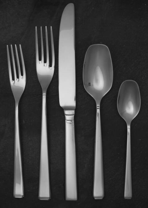 Scalini (Stainless) 5 Piece Place Setting