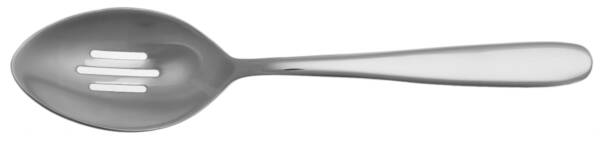 Grand City (Stainless) Pierced Solid Serving Spoon by Fortessa