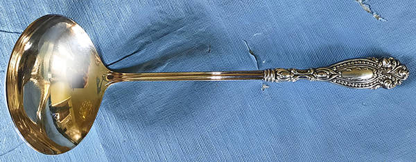 FWS17 (Sterling) Soup Ladle with Silverplate Bowl