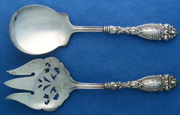 FWS17 (Sterling) 2-Piece Salad Set with Silverplate Bowl
