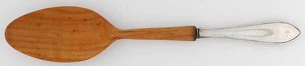 FWS20 (Sterling) Salad Serving Spoon with Wooden Bowl