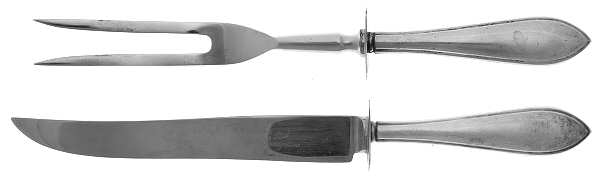 FWS20 (Sterling) 2 Piece Small Carving Set W/ Sterling Guard