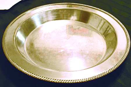 229 (Silverplate, Hollowware) Round Silverplate Vegetable Bowl
