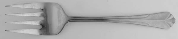 Bevel Bay (Stainless) Medium Solid Cold Meat Serving Fork