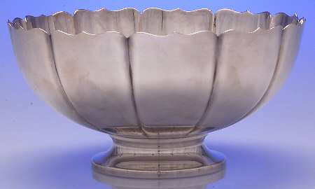 Dublin (Silverplate, Hollowware) Footed Plated Round Centerpiece