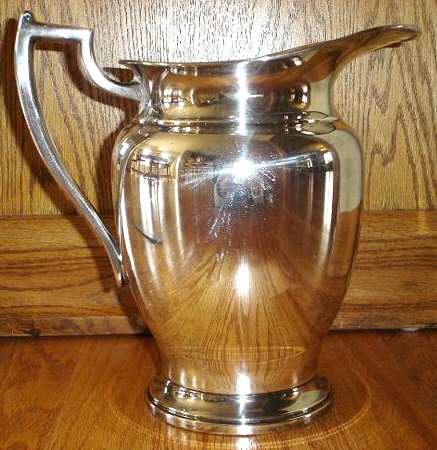 7502 (Silverplate, Hollowware) Silverplate Water Pitcher