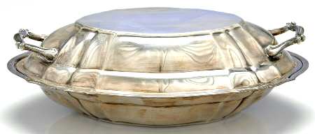 Jack Shepard (Silverplate, Hollowware) Double Vegetable Bowl