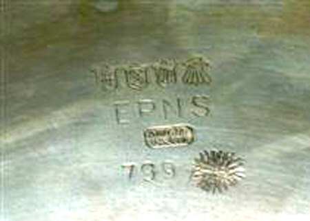 799 (Silverplate, Hollowware) Silverplate Sandwich Plate