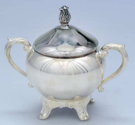 1224 (Silverplate, Hollowware) Sugar Bowl & Lid