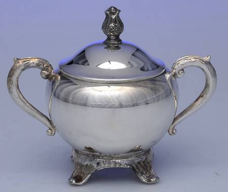 1224 (Silverplate, Hollowware) Sugar Bowl & Lid