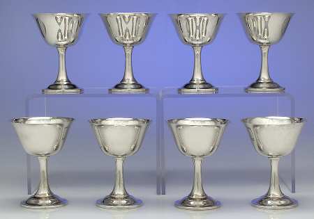 592 (Sterling, Hollowware) Champagne/Sherbet - Set of 8