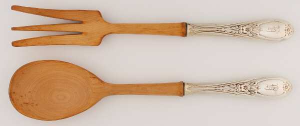 FWS33 (Sterling) Wooden Bowl 2 Piece Salad Set