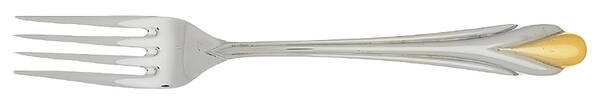 Amore (Stainless, Gold Accent) Fork