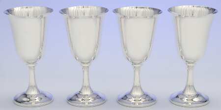 303 (Sterling, Hollowware) Water Goblet - Set of 4