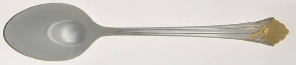 FTU16GA (Silverplate, Gold Accent) Place/Oval Soup Spoon