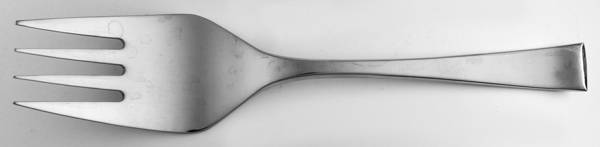FTU26 (Stainless) Medium Solid Cold Meat Serving Fork