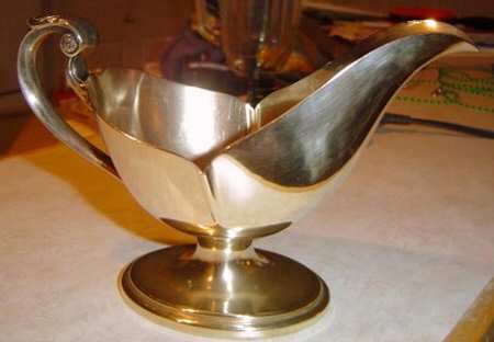 2457 (Silverplate, Hollowware) Plated Gravy Boat No Underplate