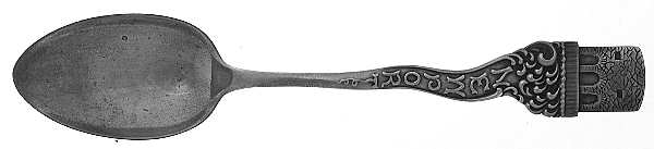 States & Cities Souvenir Spoons(Sterling) Rhode Island Teaspoon