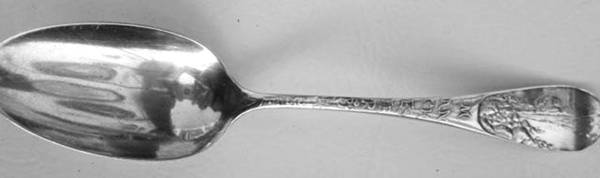States & Cities Souvenir Spoons(Sterlng) Massachusetts Five O'Clock Spoon