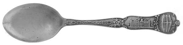 States & Cities Souvenir Spoons(Sterling) Colorado Five O'Clock Spoon