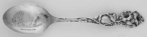 States & Cities Souvenir Spoons(Sterling) New York Teaspoon
